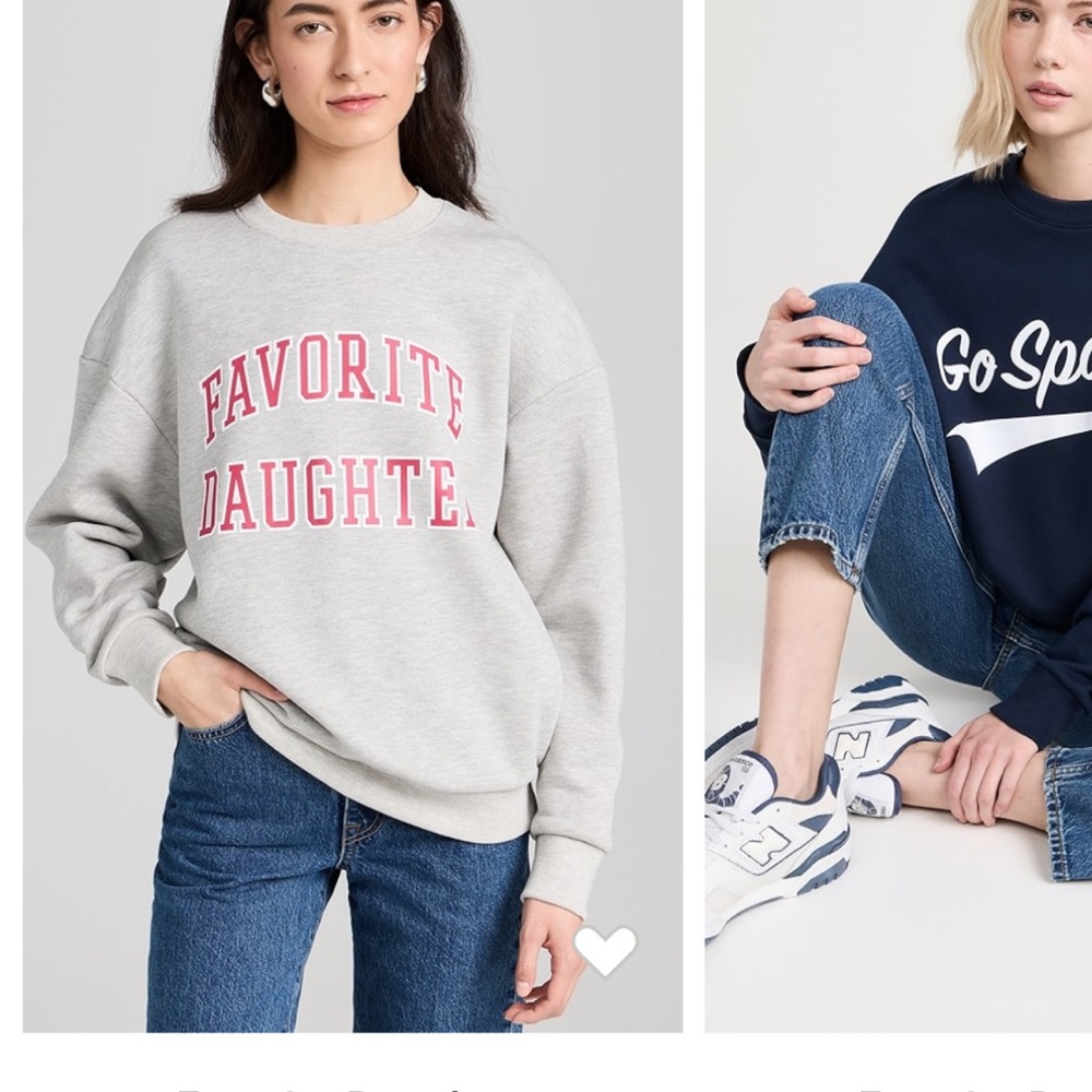 Favorite Daughter Gray Sweatshirt